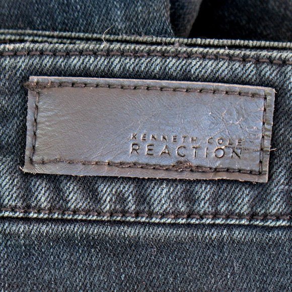 Kenneth Cole Reaction Skinny Jean Black Tag Sz 12 - Picture 3 of 6